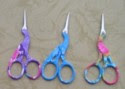 2011 Feb New Floral Stork Scissors