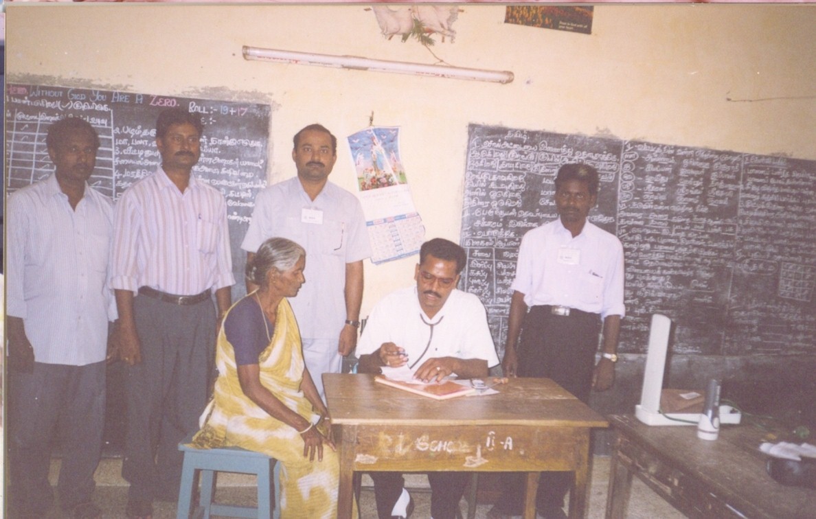 Free Homoeopathic Medical Camp at Pannikankuppam Church 2003