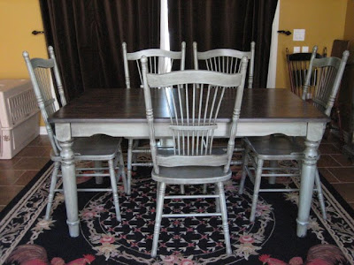 Country Chairs on European Paint Finishes   French Country Table   Chairs