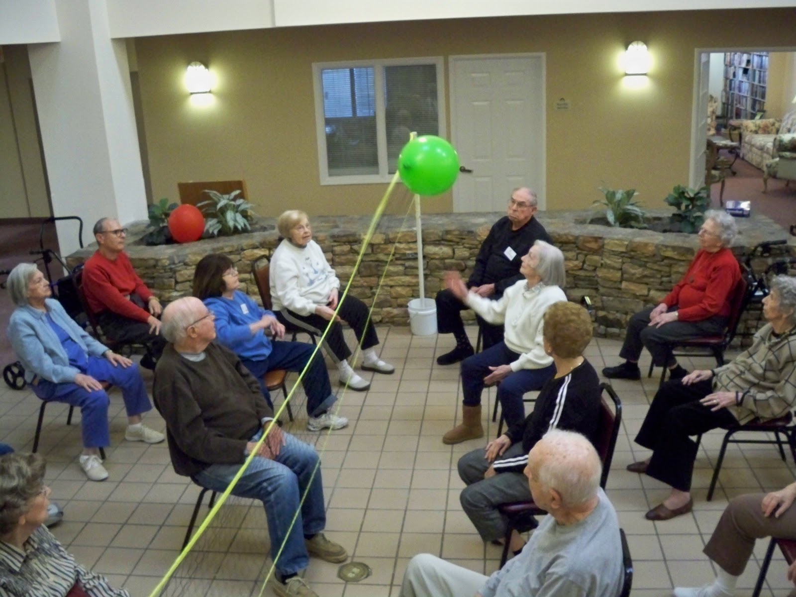 Dunwoody Pines Retirement Living Balloon Volleyball at 200 Today!