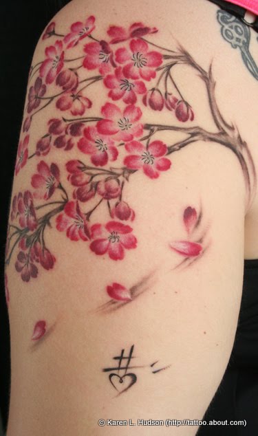 Cherry Tree Branches and Blossoms. Labels: Cherry Blossoms Tattoo