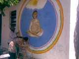 Mural en escuela de Ananda Marga PY