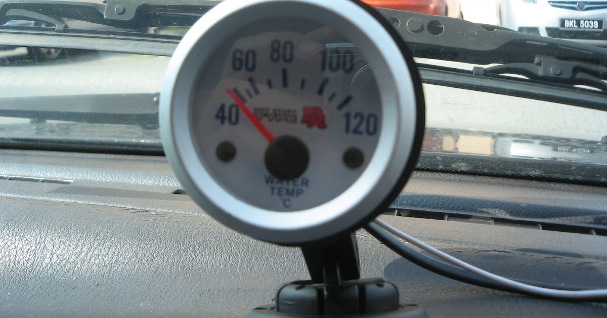 Diy Repair Your Car Diy Membaiki Kereta Anda Diy Water Tempreture Gauge Installation