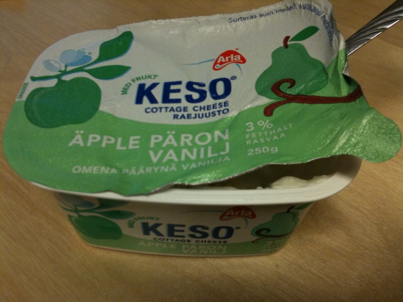 keso äpple päron vanilj