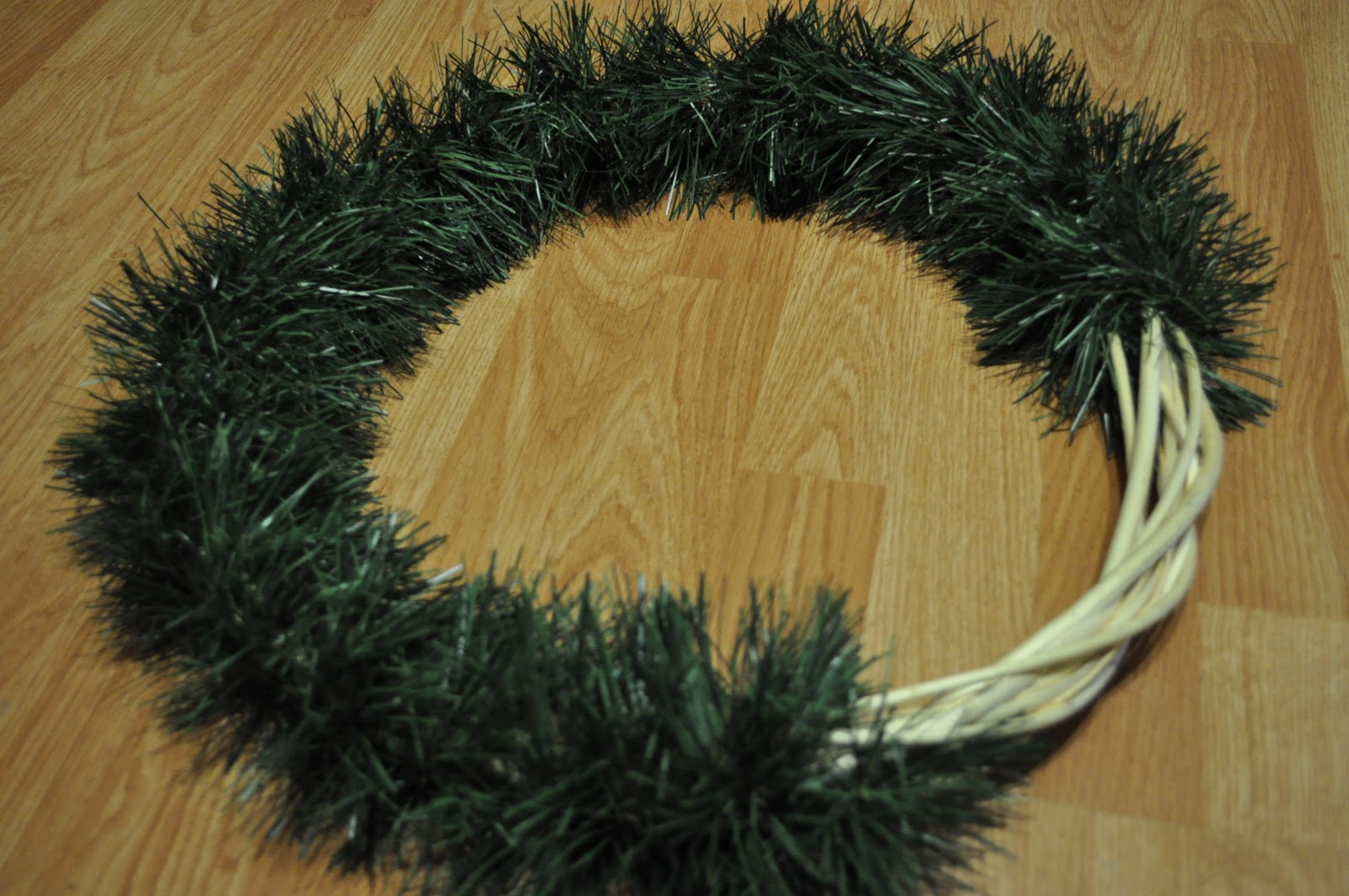 The Crafty Crystal: 12 Days of Christmas Crafts #1: Christmas Wreath