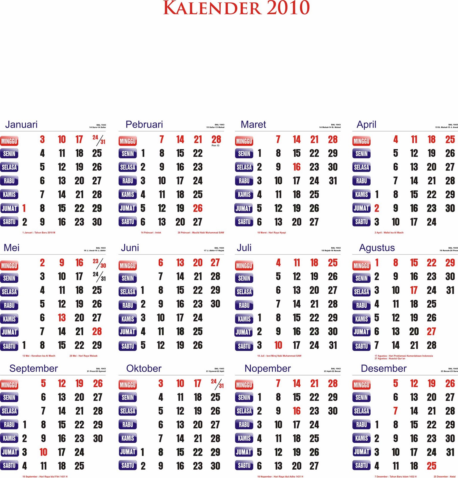 Friends Computer Kalender 2010 Download Gratis