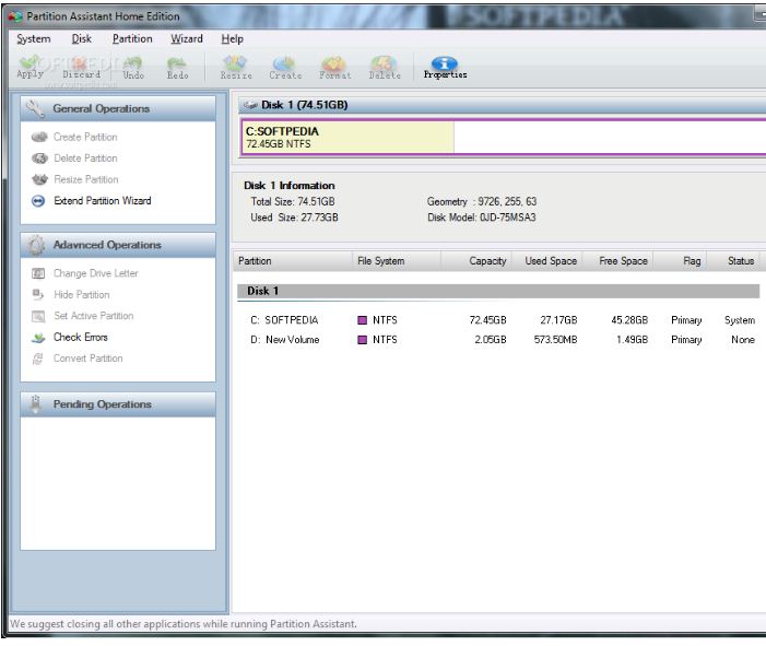 giancarlo f Partition Assistant Home Edition 2.0