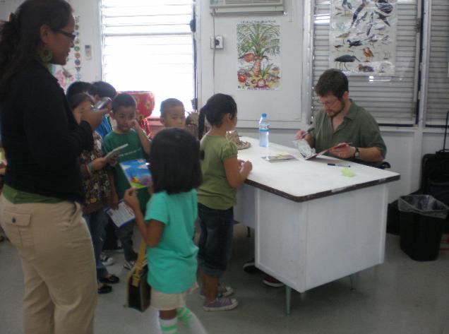 Guam IRA Author Visits Archive Author Eric Ode is a Hit