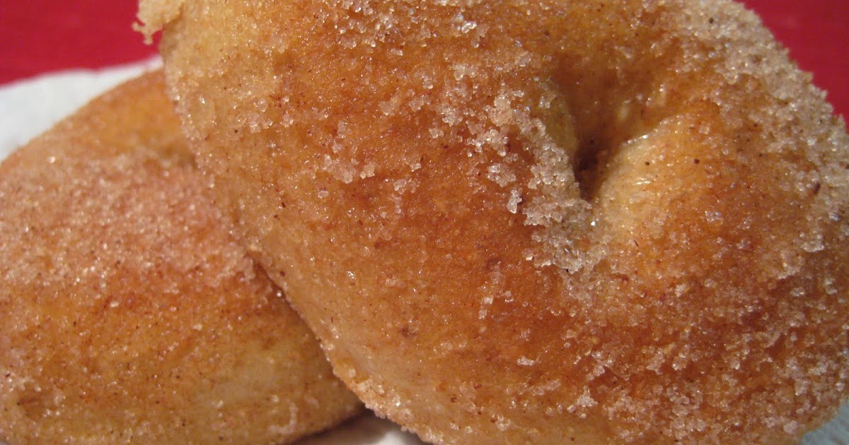 Manda's Recipe Collection NoFry Cinnamon Sugar Potato Doughnuts