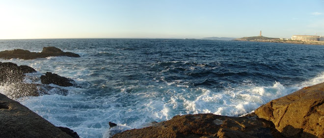 Una tarde tranquila del Atlántico en A Coruña-