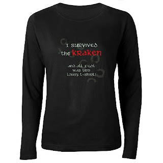 I survived the Kraken and all I got was this lousy t-shirt! Funny pirate tee for fans of POTC.