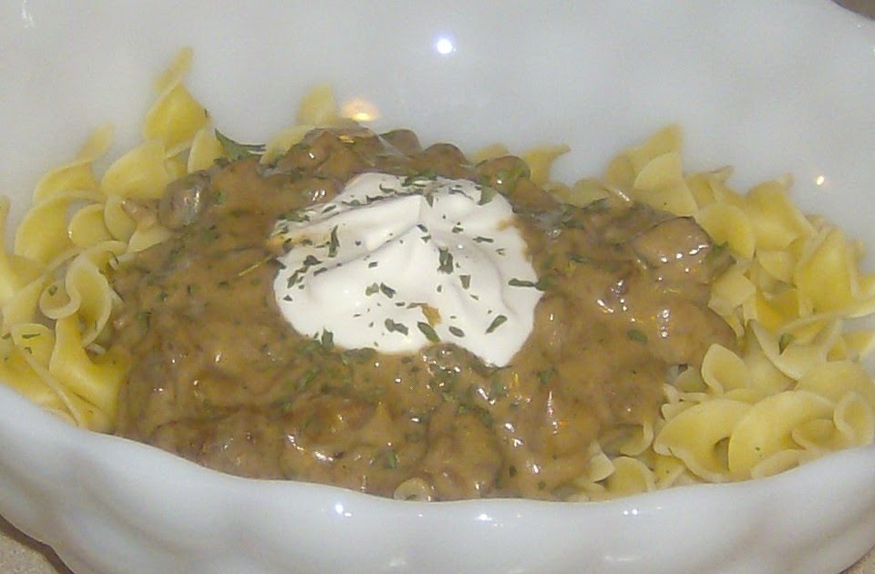 From The Heart of My Kitchen Slow Cooker Beef Stroganoff!