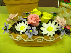 Small Terra-cotta flower pot cake