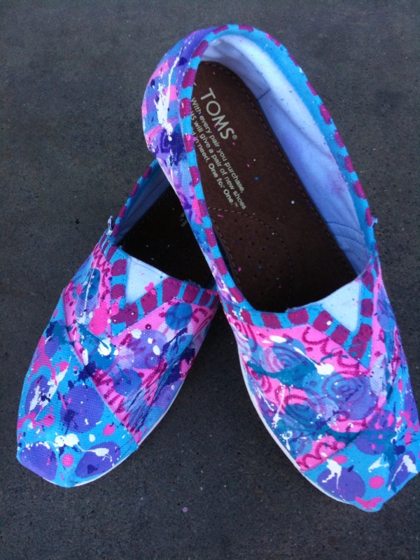 Splatter Painted Toms