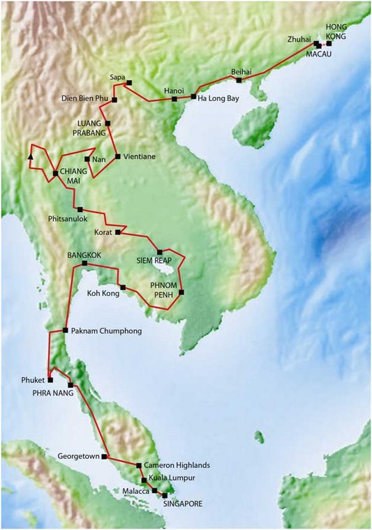 Map Of Laos Cambodia And Vietnam. Cambodia, Laos, Vietnam