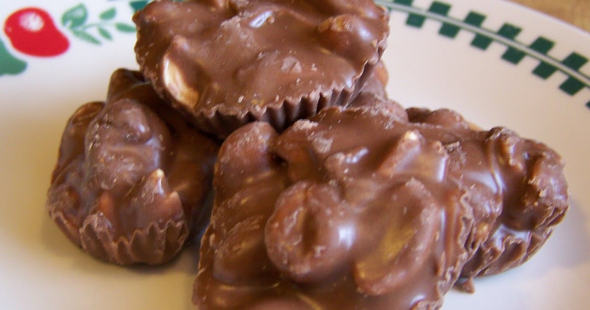 TriedandTrue cooking with Heidi Crock Pot Peanut Clusters