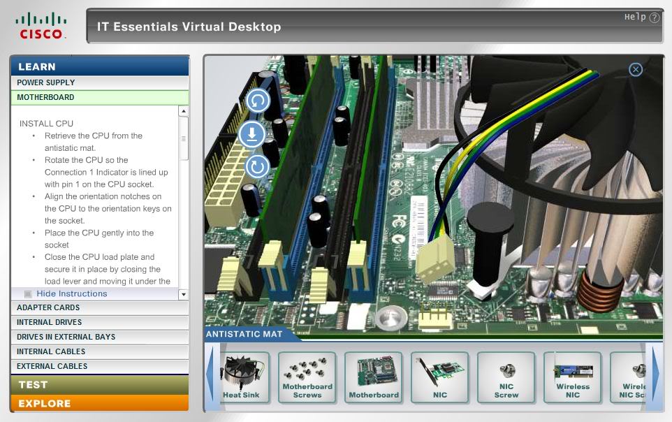 Cisco it essentials virtual pc laptop