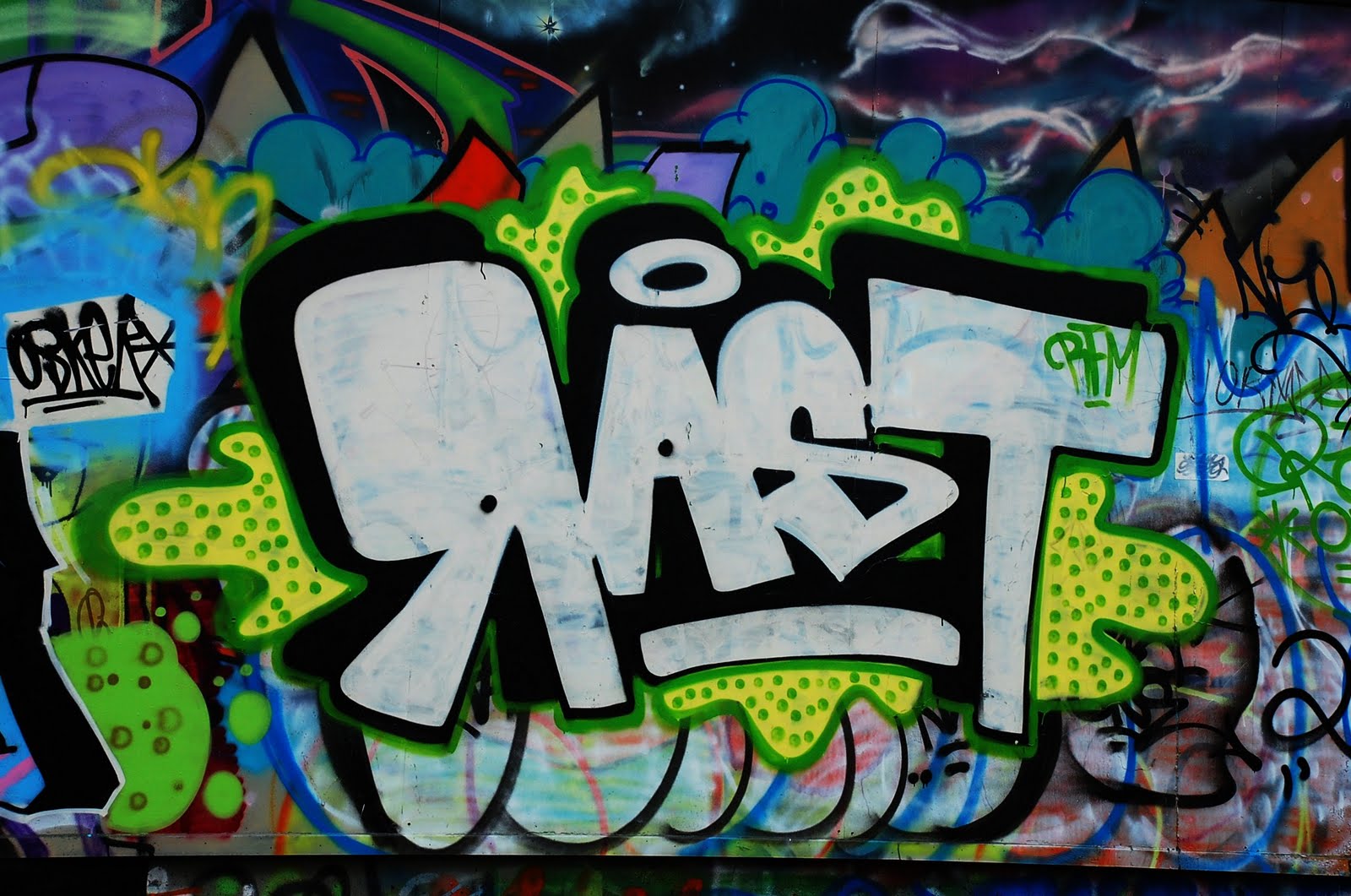 Edmonton Graffiti And with the spray of a can...