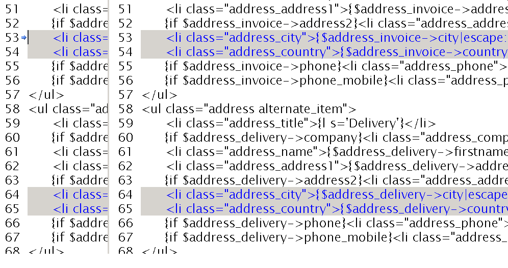 Address format » Tips