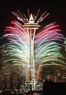 New Year at Seattle Center - Night Lowlight photography (photoforu.blogspot.com)