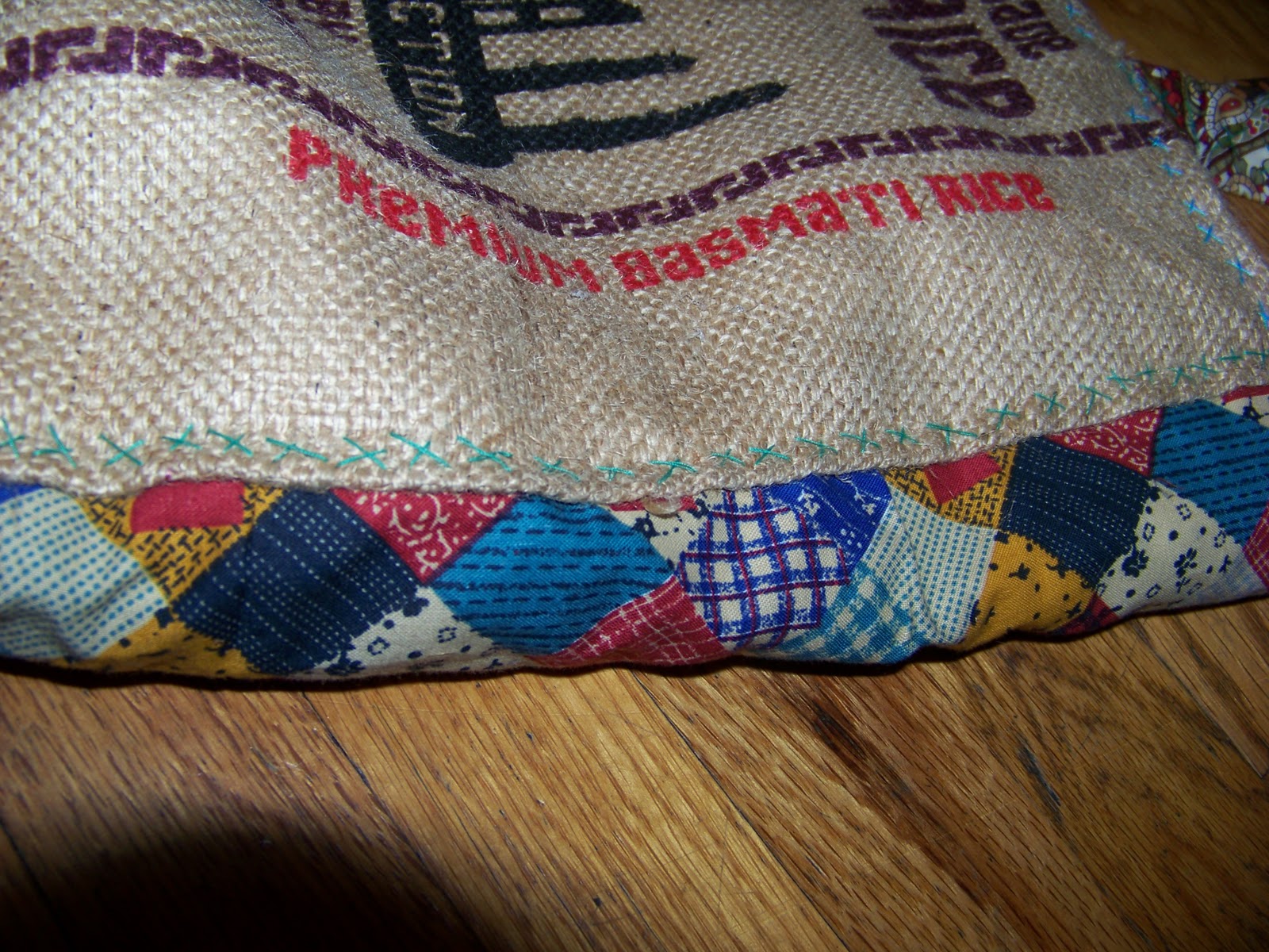 Wendie's Art N Photo Blog Upcycled Rice Bag