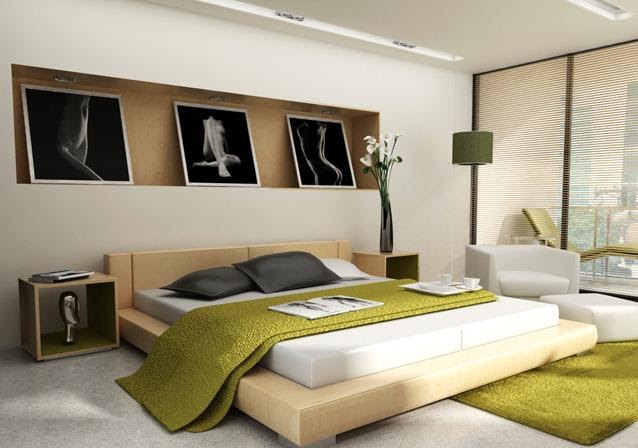 Interior Design In Living room: Bedroom Interior Design