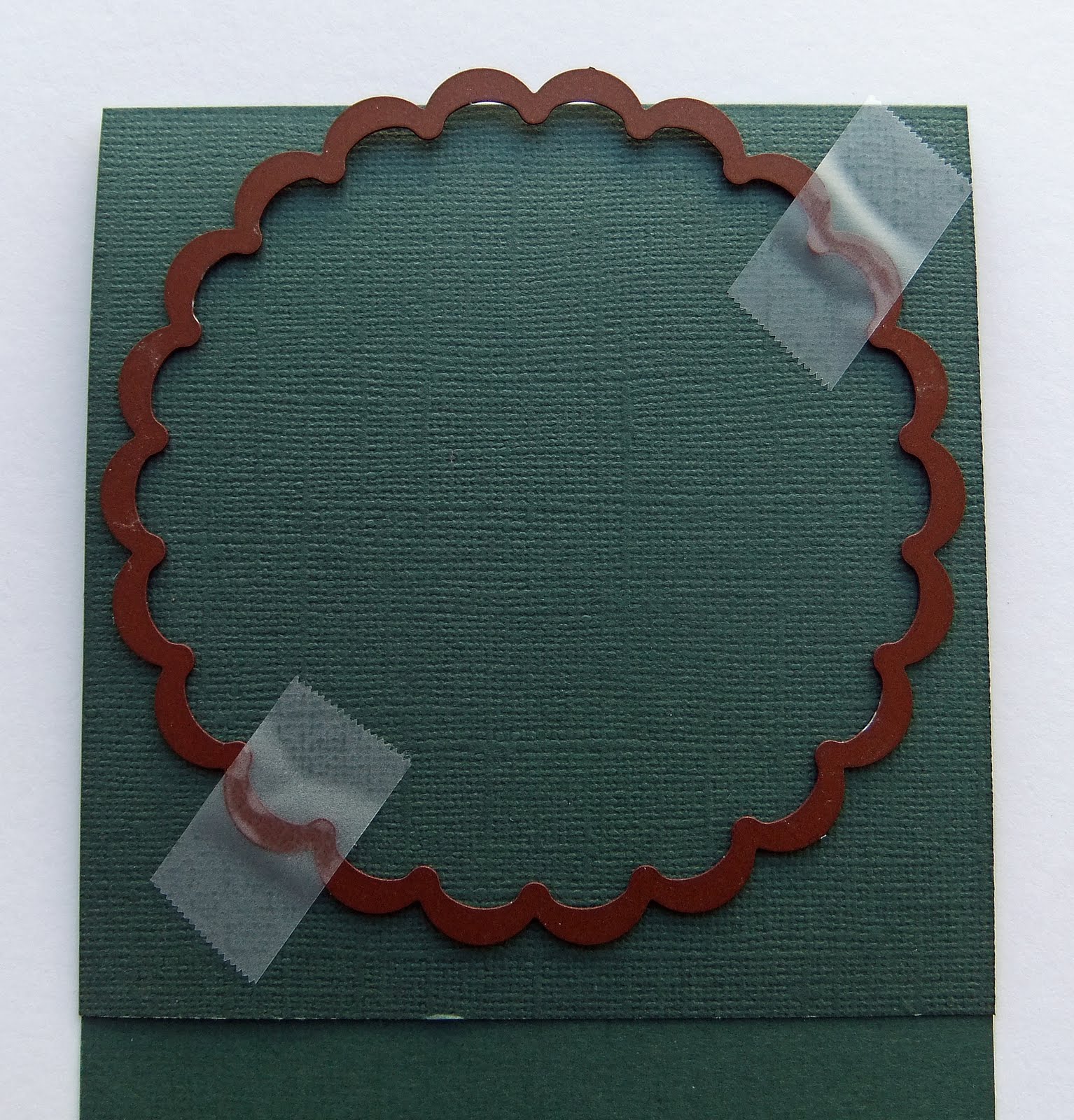 From My Craft Room Mini Round Easel Card Tutorial