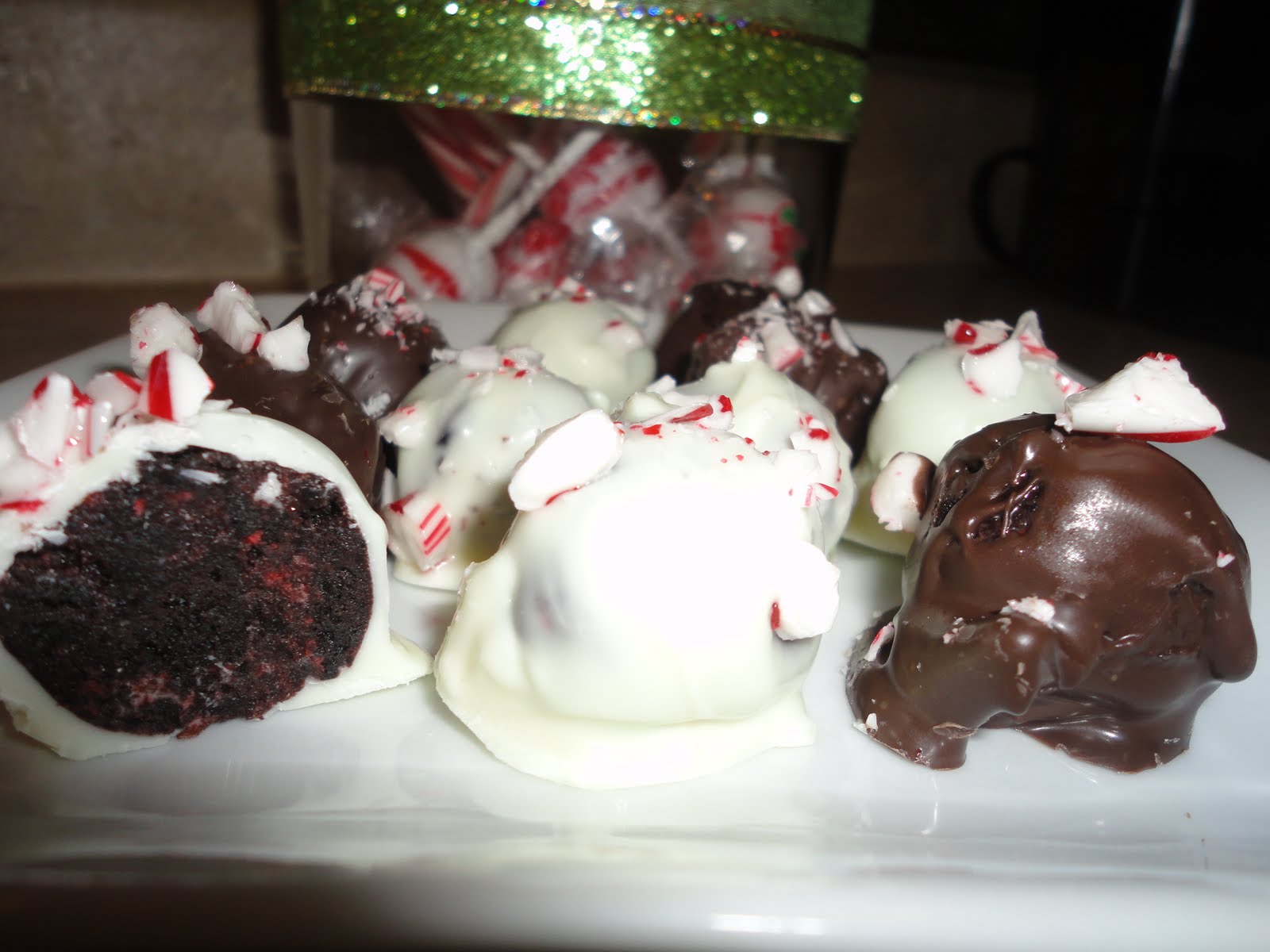 this hungry mama bakes Candy Cane Oreo Truffles