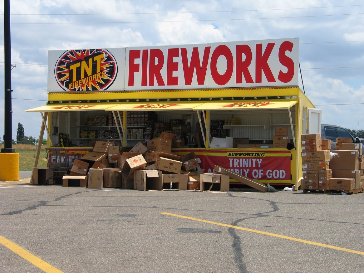 fireworks stand