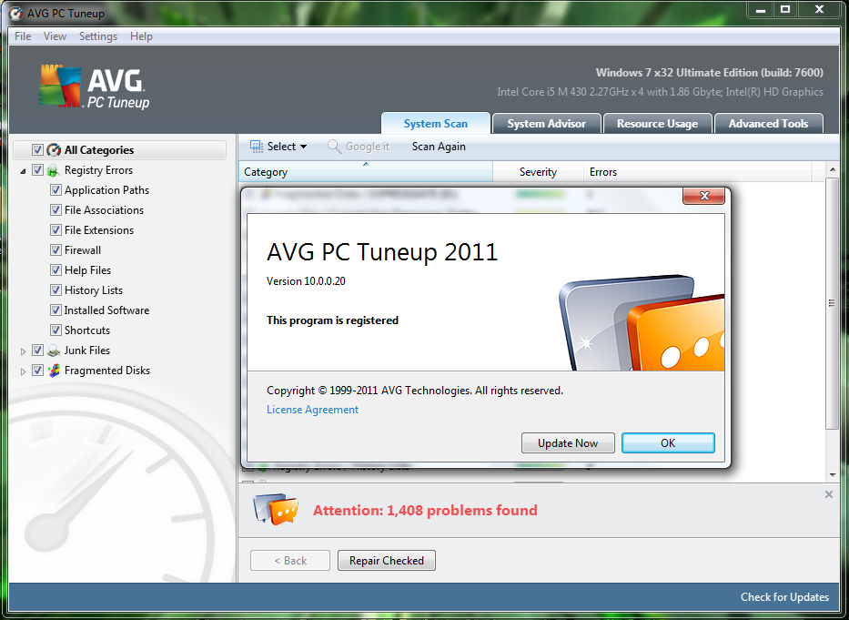 AVG PC Tune Up 2011