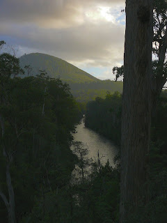 Huon River from the Airwalk - 5 May 2007