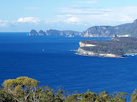 Cape Hauy and surrounds as viewed from the Pirates Bay Lookout - 11th August 2008
