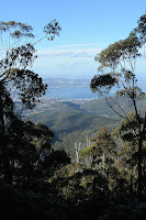 View of Hobart from Mount Wellington - 17th June 2010