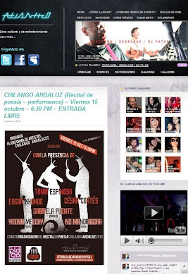 Evento del 15 de octubre en la web del Bar El Atlántico. Ciudad de México. Séptima jornada.