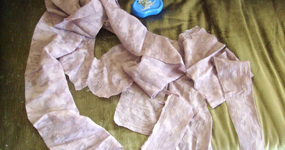 Silk scrap scarf! / Create / Enjoy