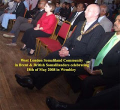 Mayor of Brent celebrating with British Somaliland Community on last year's 18th May 2008