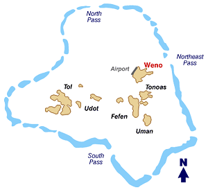 Chuuk map