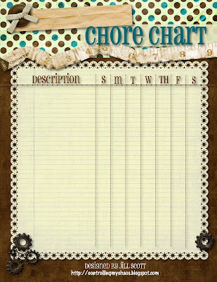 Family Chore Chart