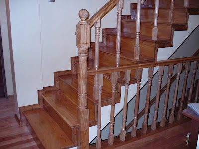 Escaleras y Barandas: Revestimientos sobre Hormigón
