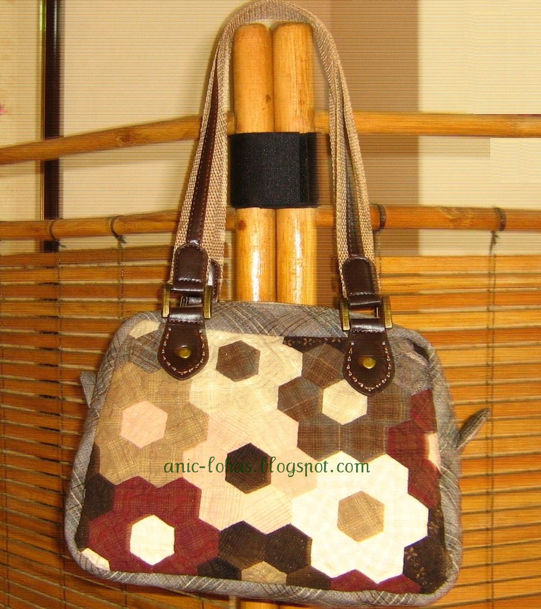 Anything handmade.... Bag Project 4 Hexagon Patchwork Bag