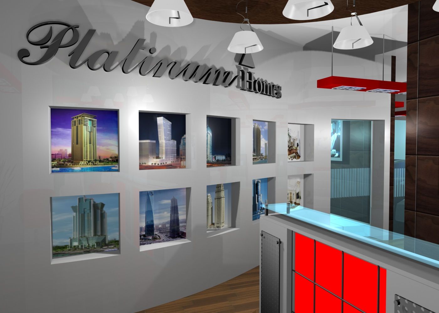 Gurooji Design Platinum real estate office design