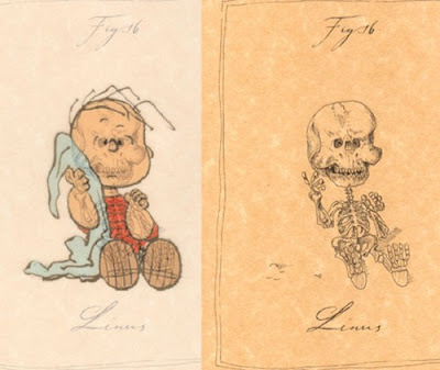 Berikut inilah Sketsa Tulang Tokoh Cartoon Lucu dan unik: