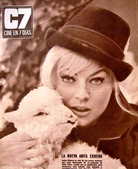 Revista cine en7 días. Anita Ekberg