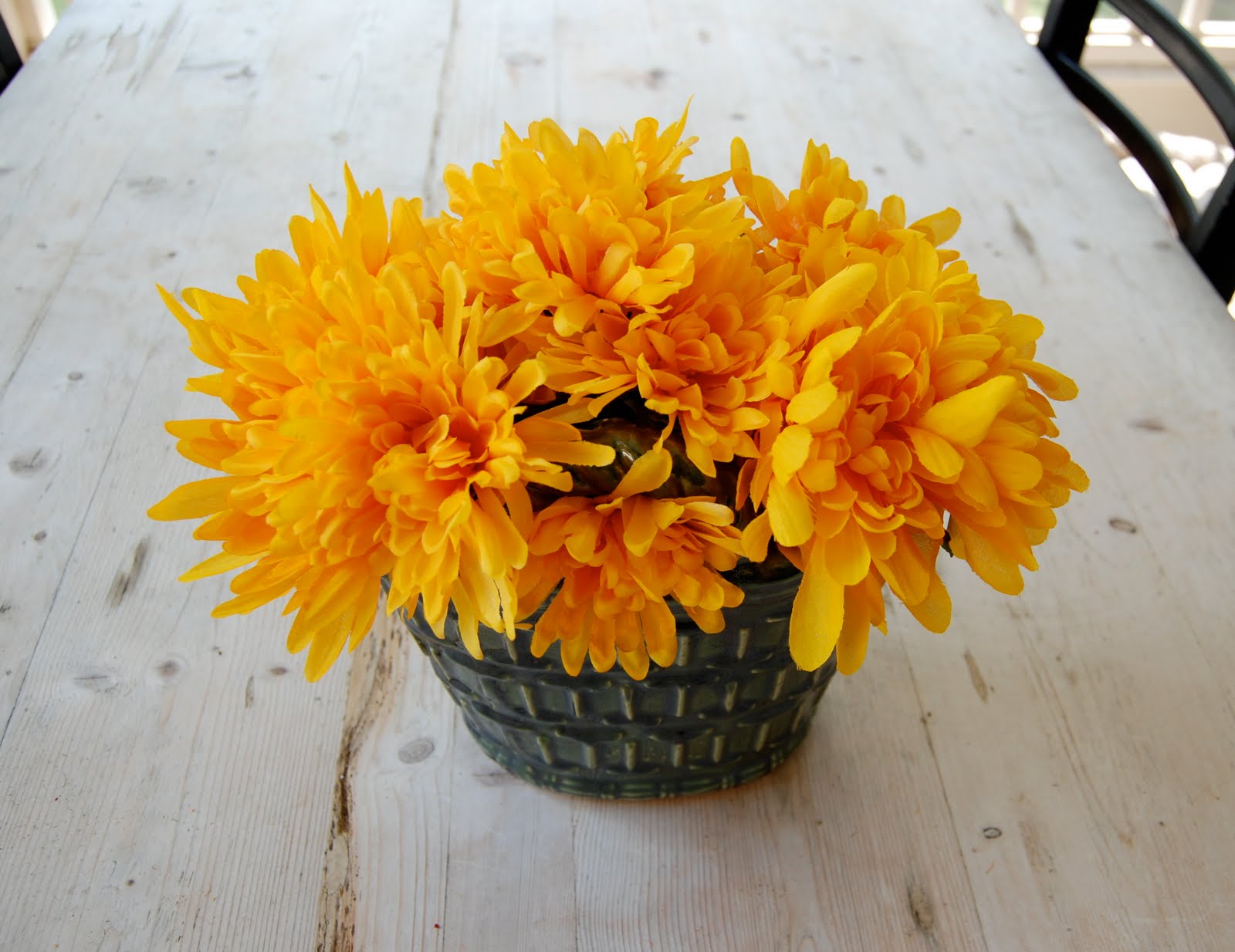 Imparting Grace Arranging silk flowers