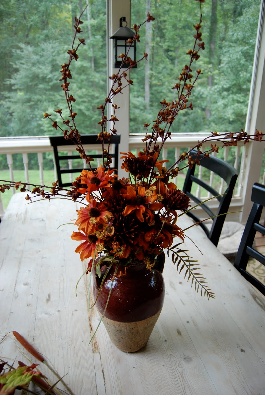 Imparting Grace Arranging silk flowers