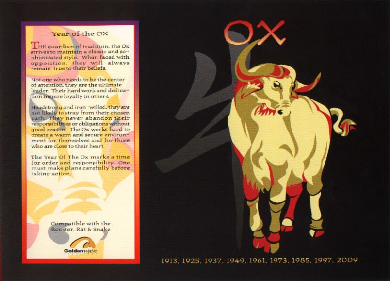 chinese new year ox qualities