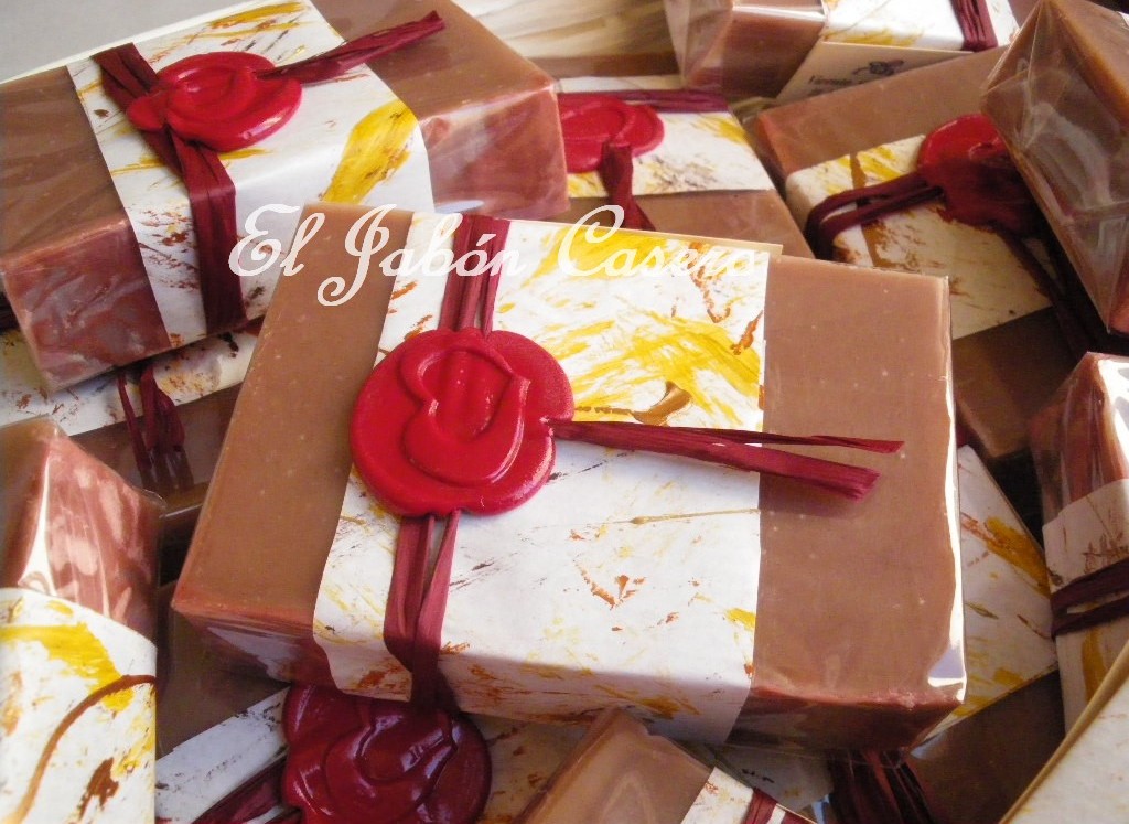 jabon artesanal de vino tinto