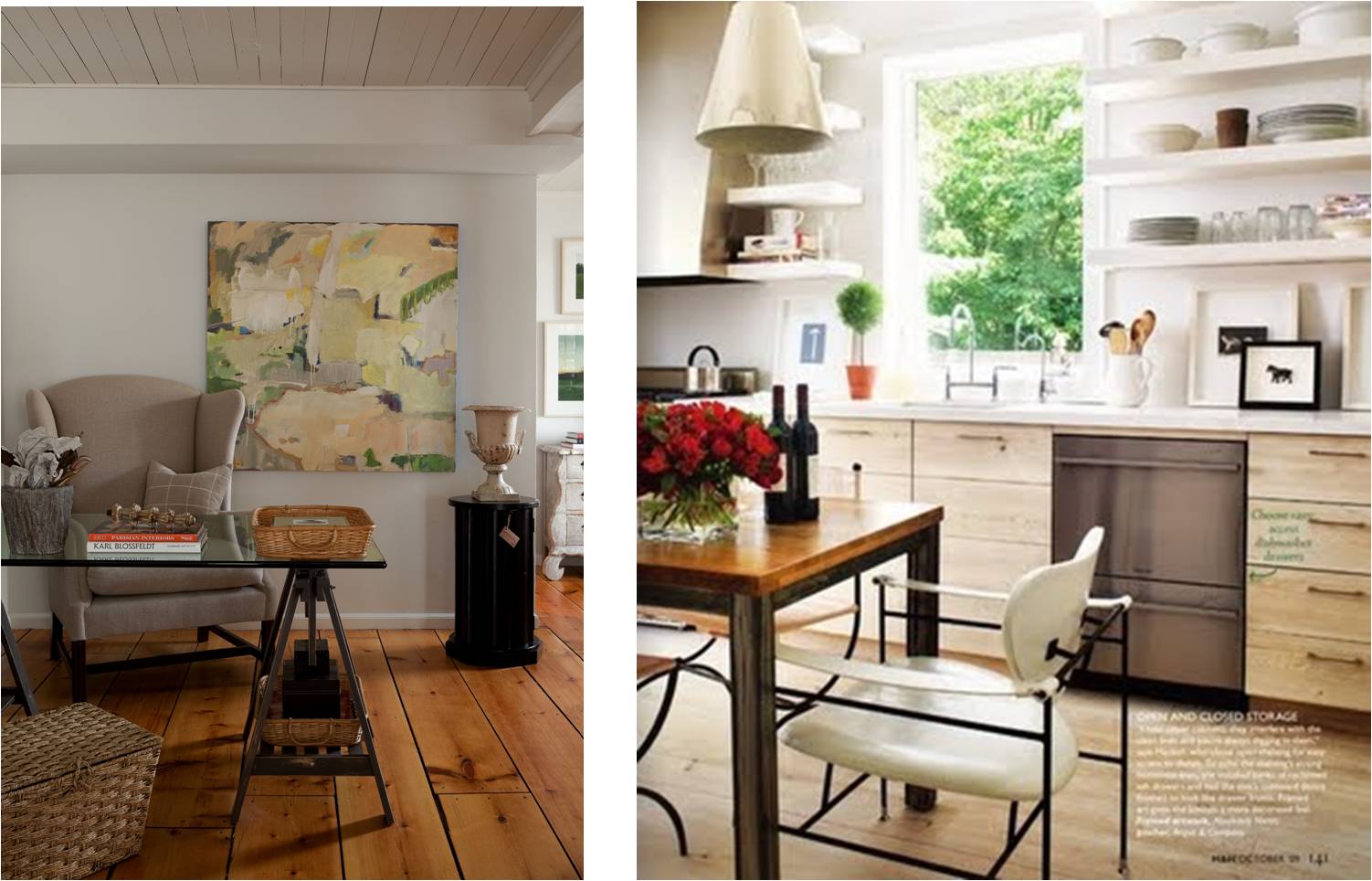 Ev dekorasyonu için ilham veren fikirler Rusticchic dekorasyon stili