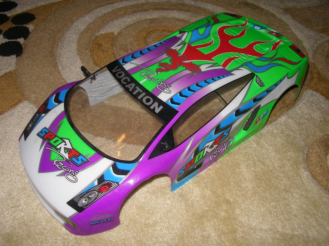world of helicopter: Lamborghini Rc Car Body Shell Green 1 ...