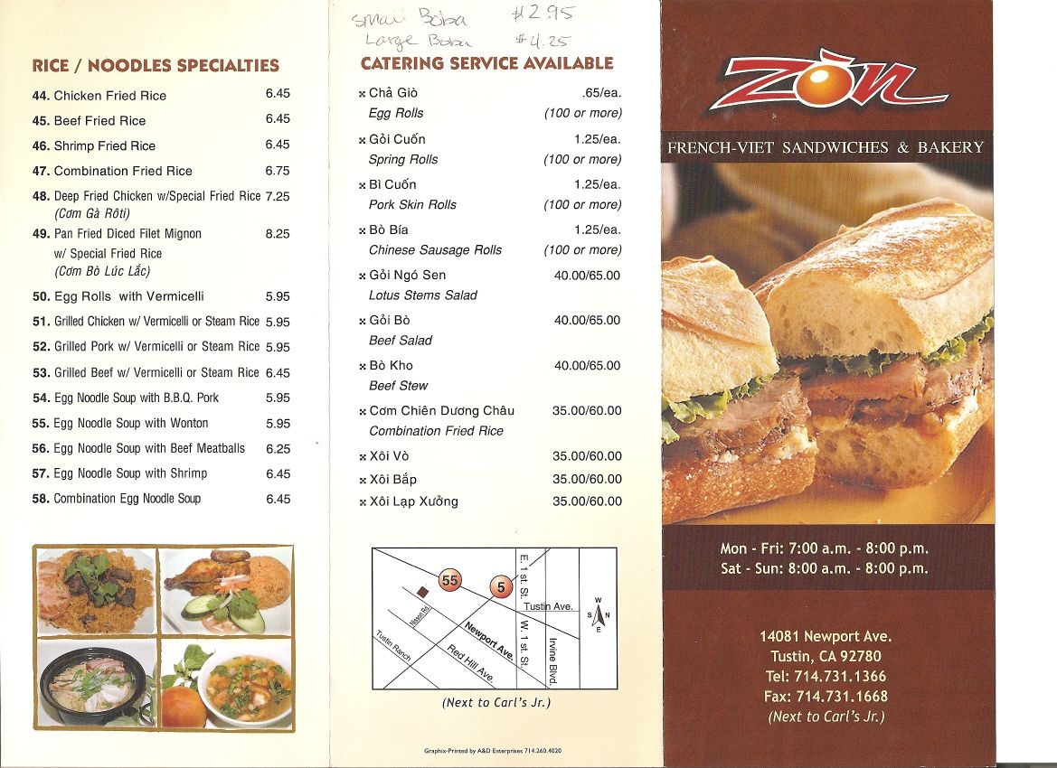 The new menu looks very